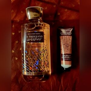 Bath & Body Works A Thousand Wishes Shower Gel & Hand Cream Set